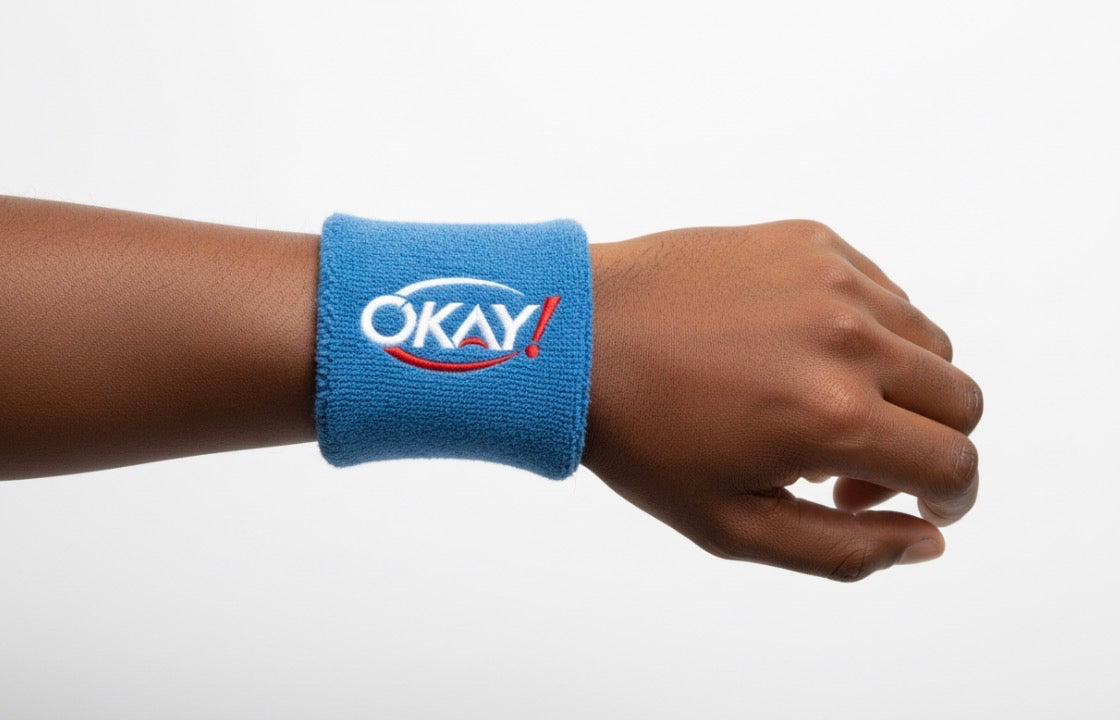 OKAY! Sports Sweatbands Wristbands