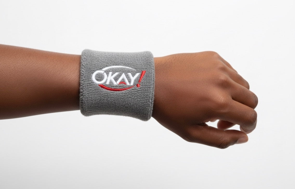 OKAY! Sports Sweatbands Wristbands
